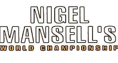 Nigel Mansell's World Championship logo for ZX Spectrum